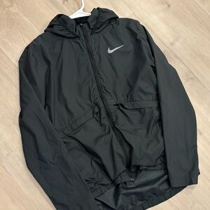 Nike Black Hooded Windbreaker